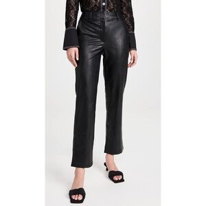 Commando Black Faux Leather Pants